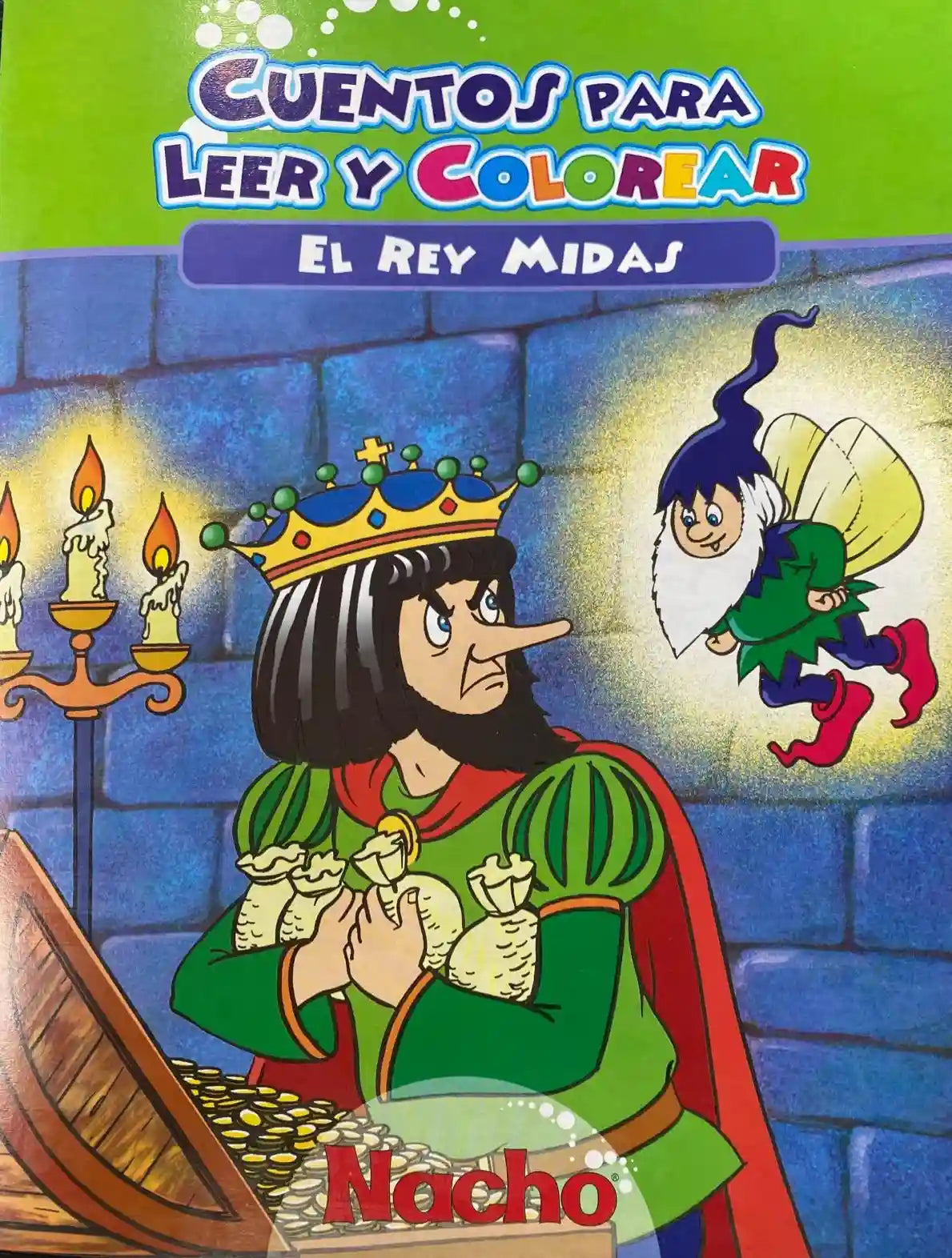 CUENTOS PARA LEER Y COLOREAR EL REY MIDAS