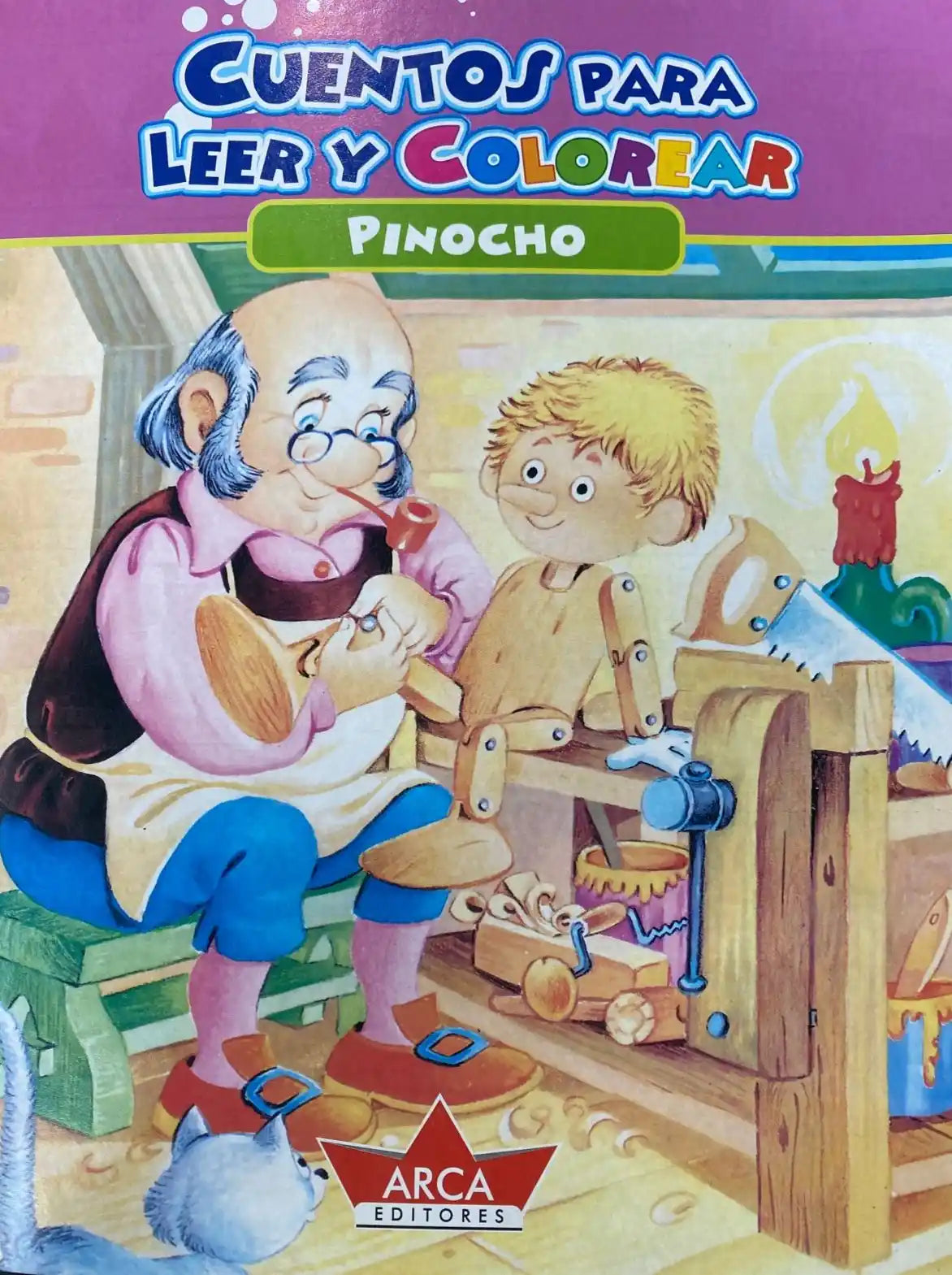 CUENTOS PARA LEER Y COLOREAR PINOCHO