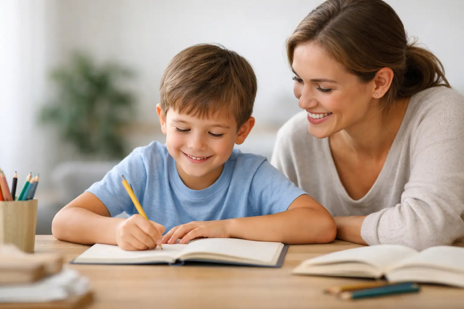 Cómo enseñar a un niño a escribir sin presión