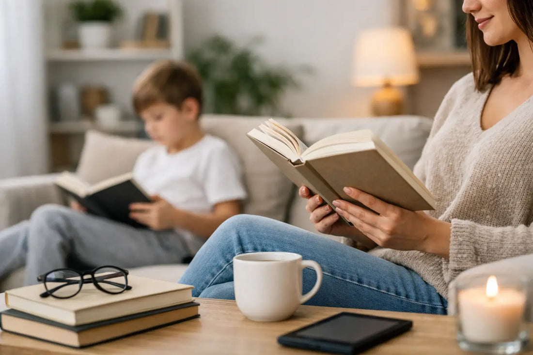 Ejemplo de rutina de lectura diaria en casa