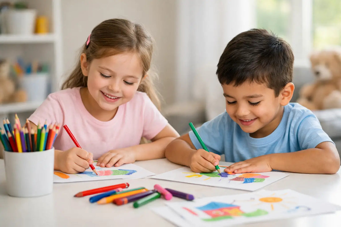 Beneficios de colorear en niños