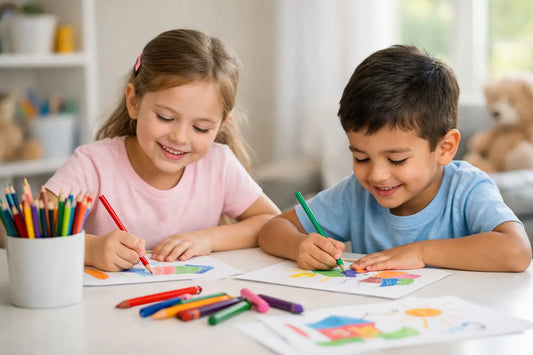 Beneficios de colorear en niños