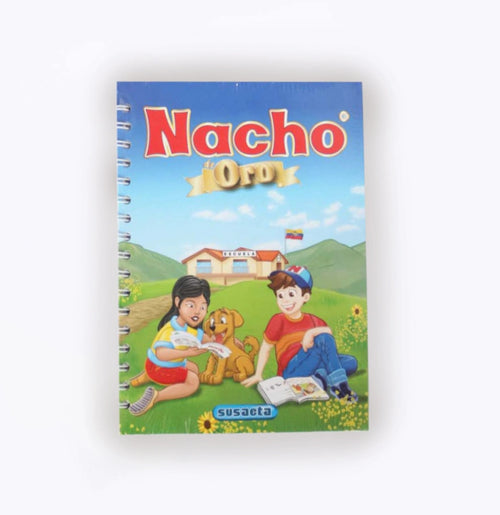 CUADERNO TAPA DURA NACHO AZUL