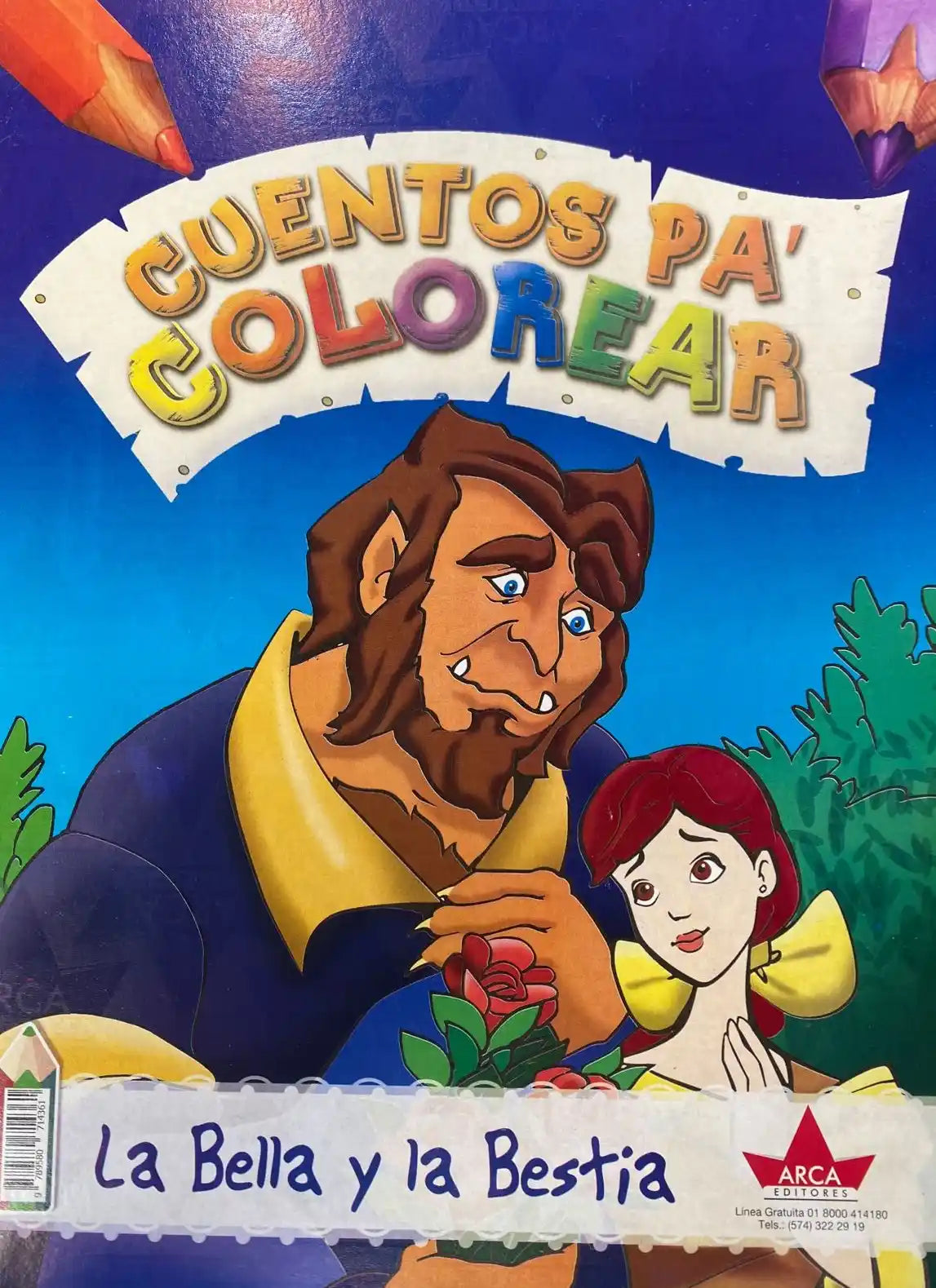 CUENTOS PA COLOREAR BELLA Y LA BESTIA