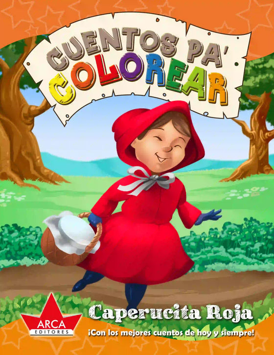 CUENTOS PARA COLOREAR CAPERUCITA ROJA